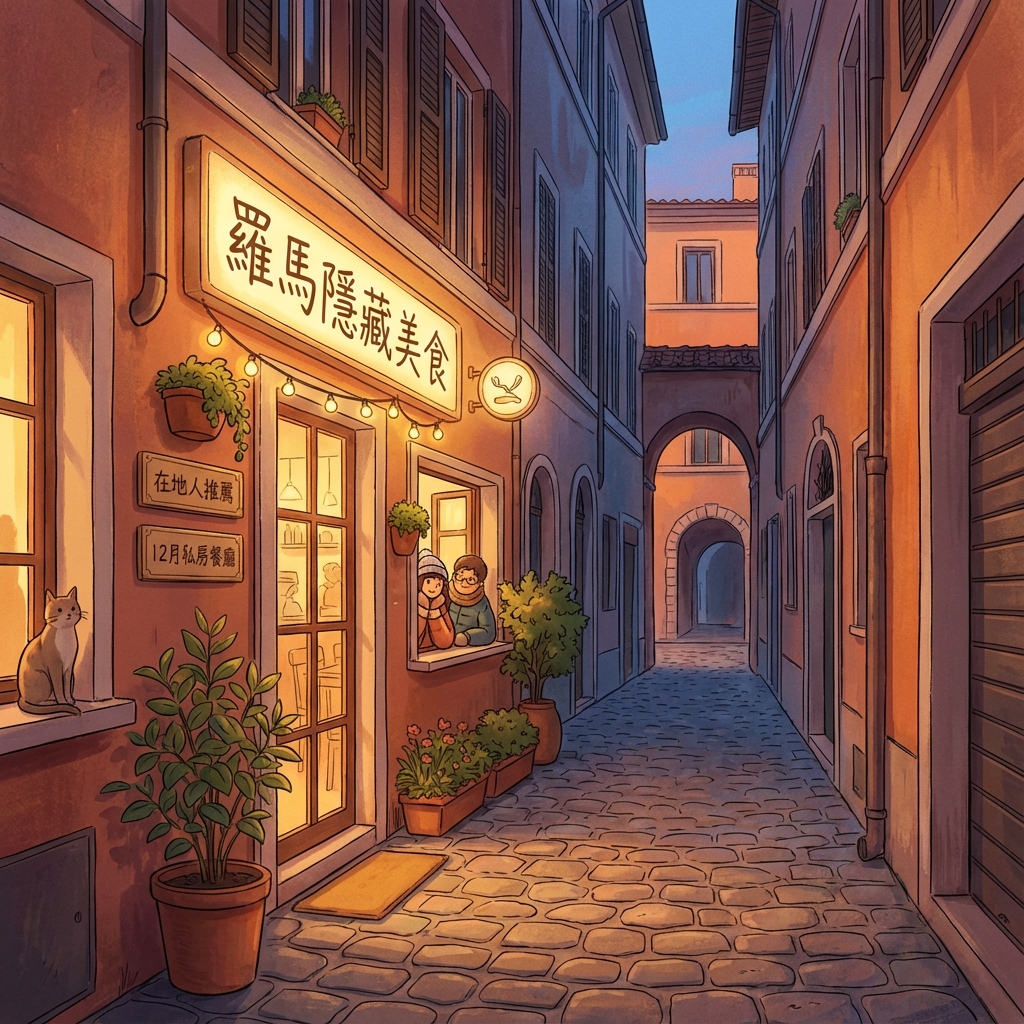 羅馬巷弄秘訣：在地饕客藏不住的12月私房美食地圖